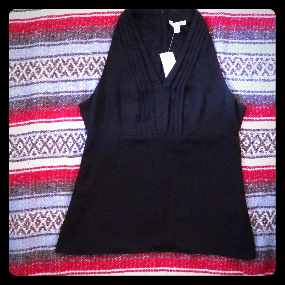 Little Black Top, Banana Republic, Tags On